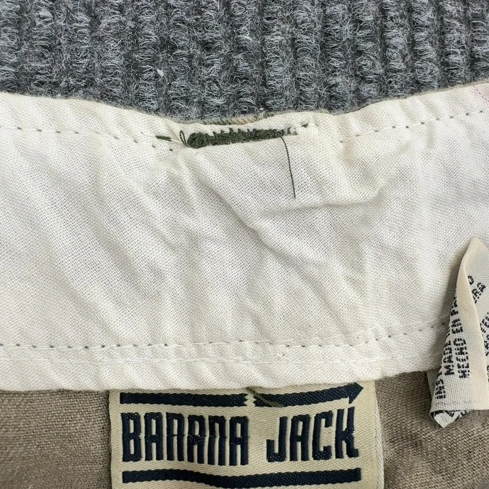 Vintage Banana Jack Cargo Shorts Mens 30 Green Cotton Camo Utility Gorpcore